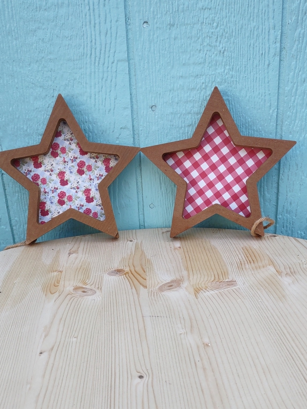 Pioneer Woman Rustic Star-Shaped Wooden Accents